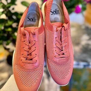 Sofft Novella Burnt Orange Lace Up Sneakers - The Perfect Autumnal Sneaker